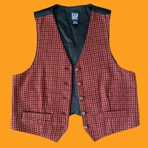 gap wool blend vest